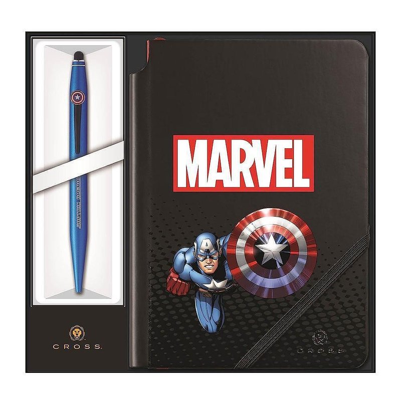 Cross Tech2 Marvel Captain America set - pen and A5 notebook